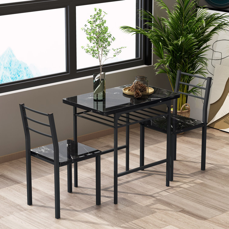 Wrought Studio Dakuan 2 Person Dining Set Wayfair